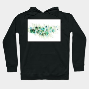 Green flowers Hoodie